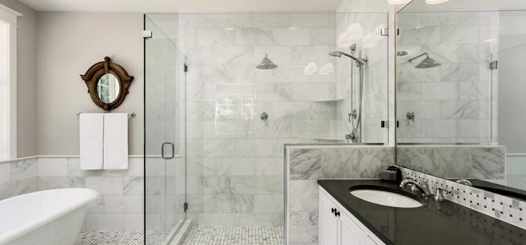 bathroom shower door installation in Moorpark